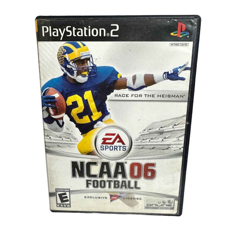 NCAA Football‎ 06 (Sony PlayStation 2, 2005) PS2 No Manual